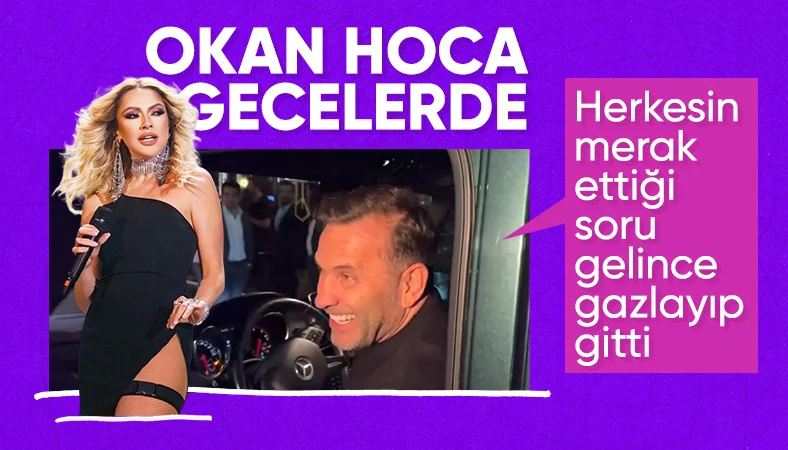 Okan Buruk, Hadise'nin adını duyunca gülüyor